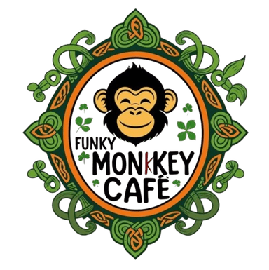 Funky Monkey Cafe Bali Logo